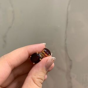 Red ruby Kate spade earrings